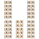 Magnetisk Näsvidgare-Hemnix-50st extra remsor (utan näsvidgare)-Hemnix