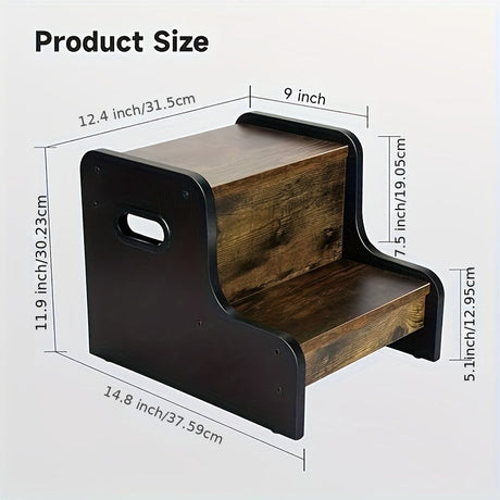 Rustik Trä Stapelbar Pall - För Bekvämlighet och Säkerhet Carvallo