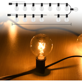 FairyFlicker String Lights - Lyxig terrassbelysning med vattentätt skydd Carvallo