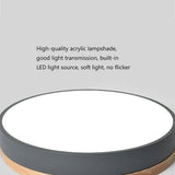 Taklampa Modern Trä LED Infälld Carvallo