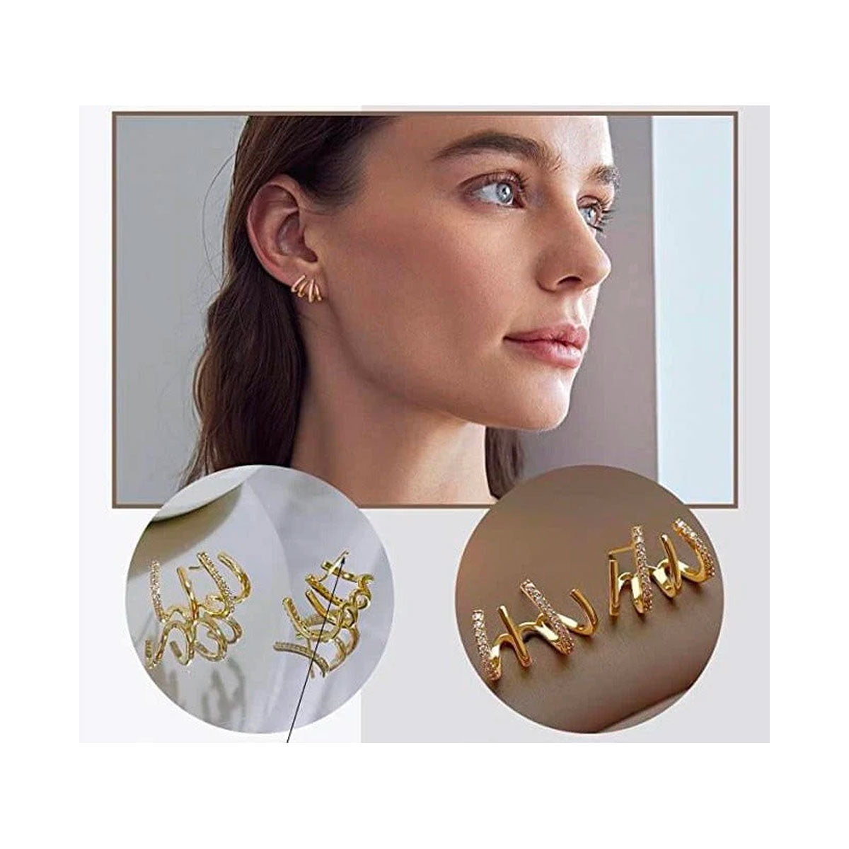 Fyra klor örhängen Bellasverige