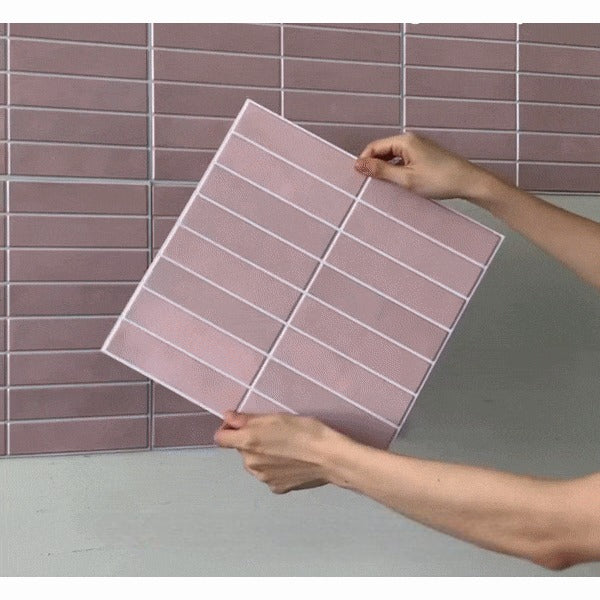 Självklibbande väggpaneler – Dekorativt och vattentåligt väggbeklädnad för kök och hem Carvallo