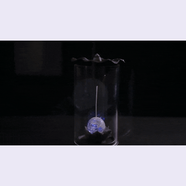 SoothingFlow Brännare - Vindskyddad Backflow Rökelsebrännare Carvallo