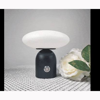 Mari Luxe - Nordisk lyx svamplampa med smart touch - Bordslampa utan sladd Carvallo