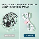 Magnetiska silikonkabelband – 10-pack smarta sladd- och nyckelhållare MILA Sverige