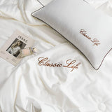 SummerSilk Filt - Mjuk Kylande Broderad Sidenfilt Carvallo