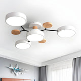 Samtida Semi-Flush LED Taklampa Carvallo
