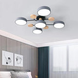 Samtida Semi-Flush LED Taklampa Carvallo
