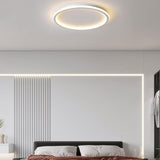 Ultra-tunn modern taklampa | Flush Mount LED för låga tak | Rund & dimbar Carvallo