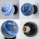 Glaskupol Lampa Modern Globe Armatur Carvallo