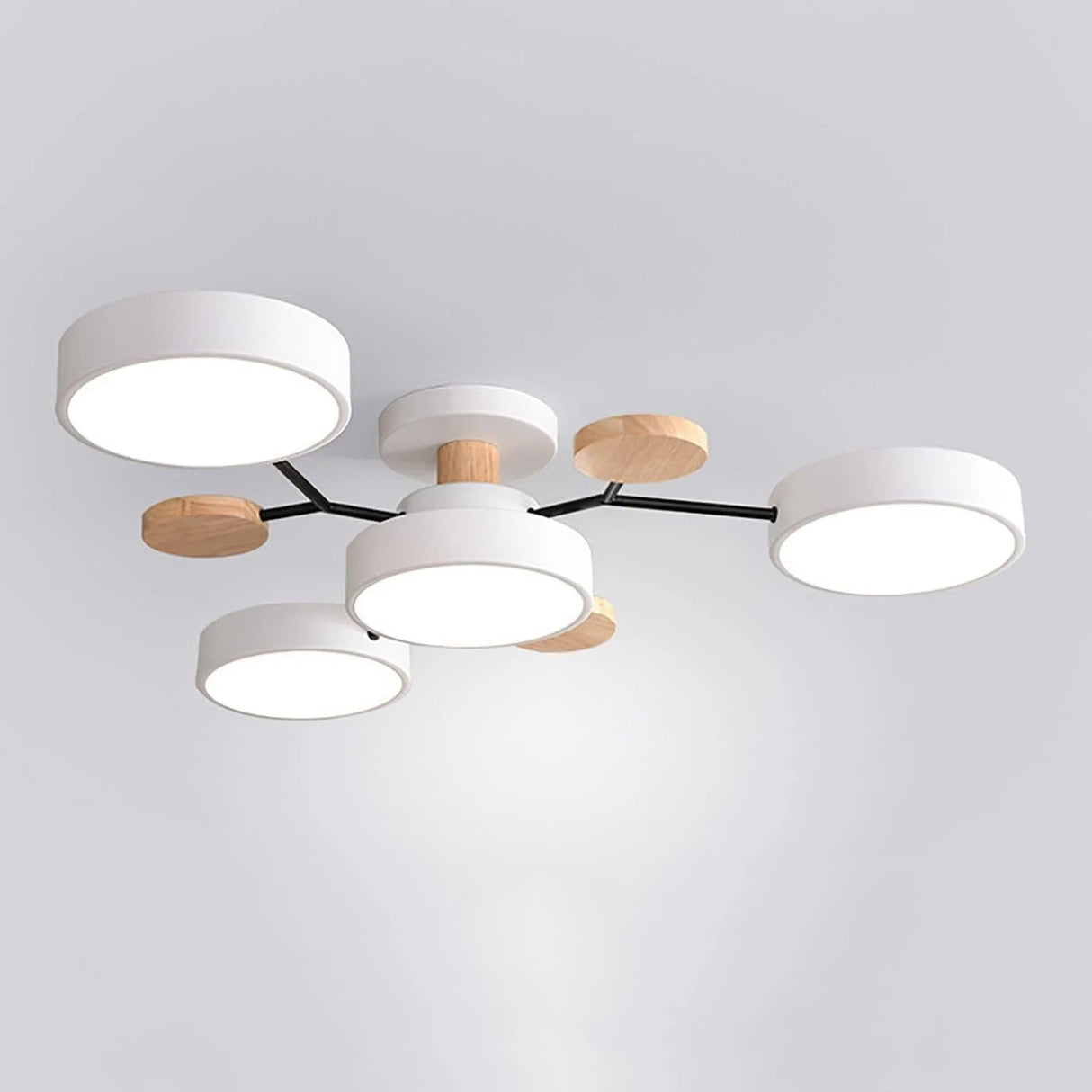 Taklampa Modern LED Flush Mount Kristallkrona Carvallo