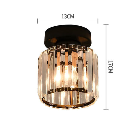 Modern Flush Mount Ceiling Light – 1-Ljuskälla Hall Fixture Carvallo