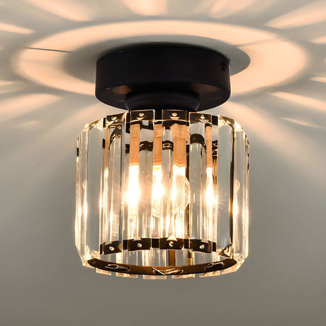 Modern Flush Mount Ceiling Light – 1-Ljuskälla Hall Fixture Carvallo