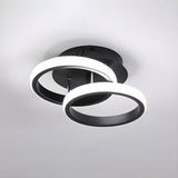 Taklampa med LED Svart metalram Carvallo