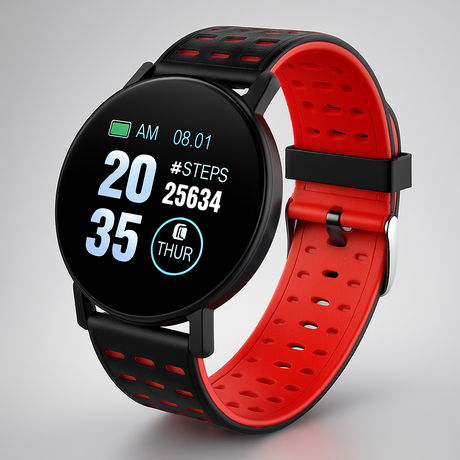 Smartwatch med vattentålig fitnessspårning Carvallo