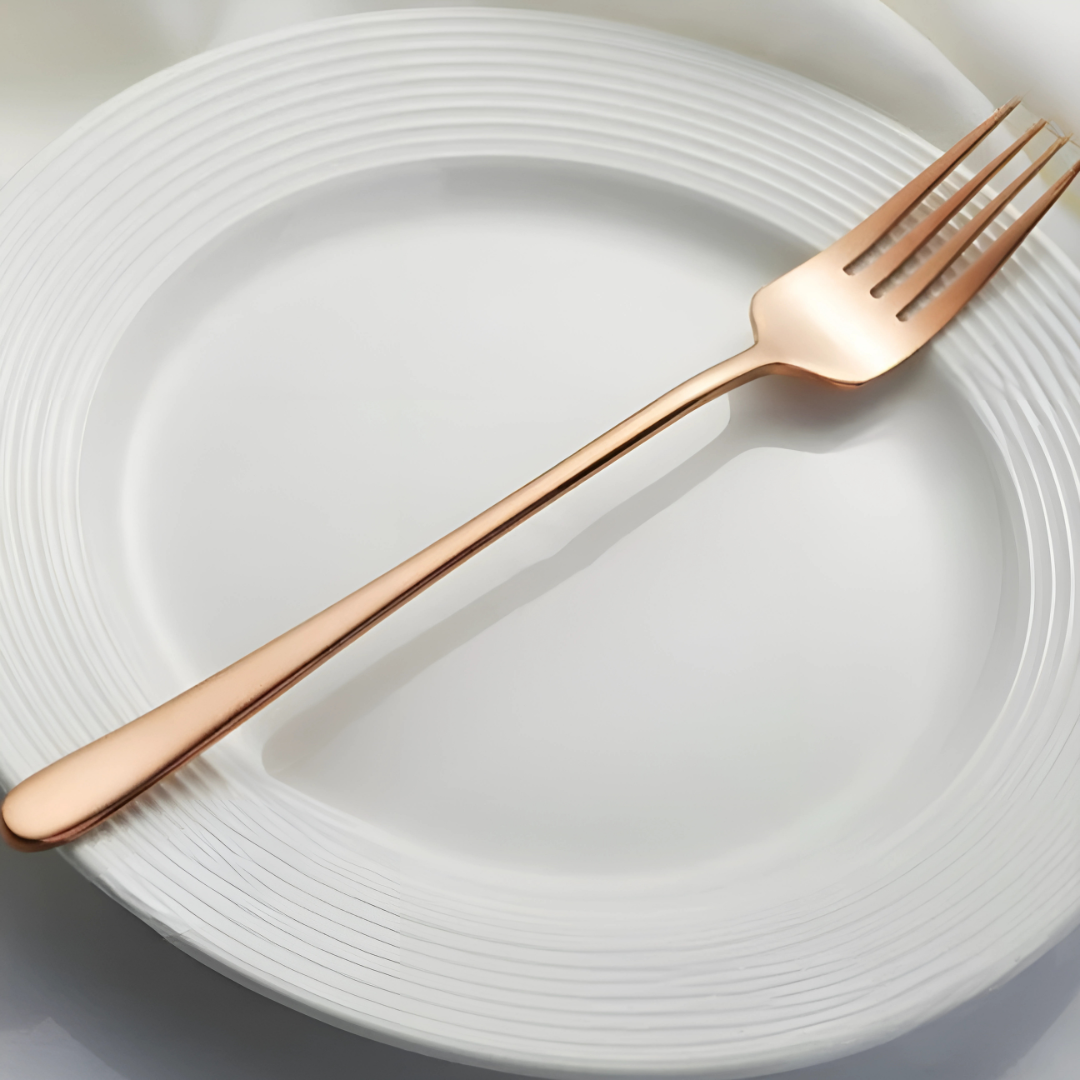 Bestickset Modern Rostfritt Stål Middagsgafflar Carvallo