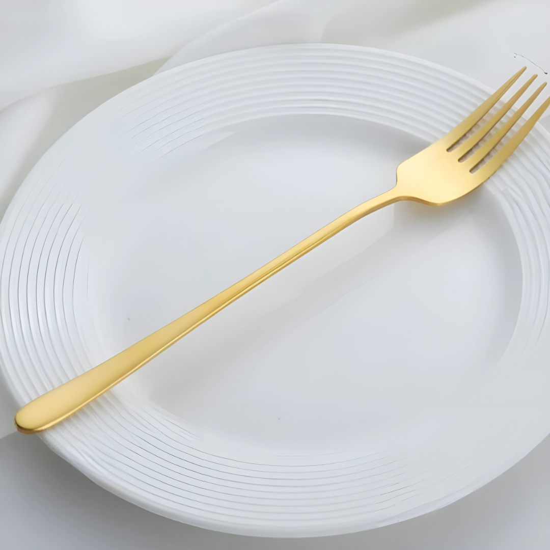 Bestickset Modern Rostfritt Stål Middagsgafflar Carvallo