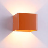 LED vägglampa i kubform – Modern i aluminium | För inomhus- och utomhusbruk Carvallo