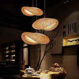 ZenBamboo LED Hänglampa Bollar av Bambu för Sovrum Carvallo