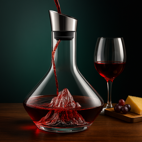 Vin Karaffel Kristallglas med Modern Design Carvallo
