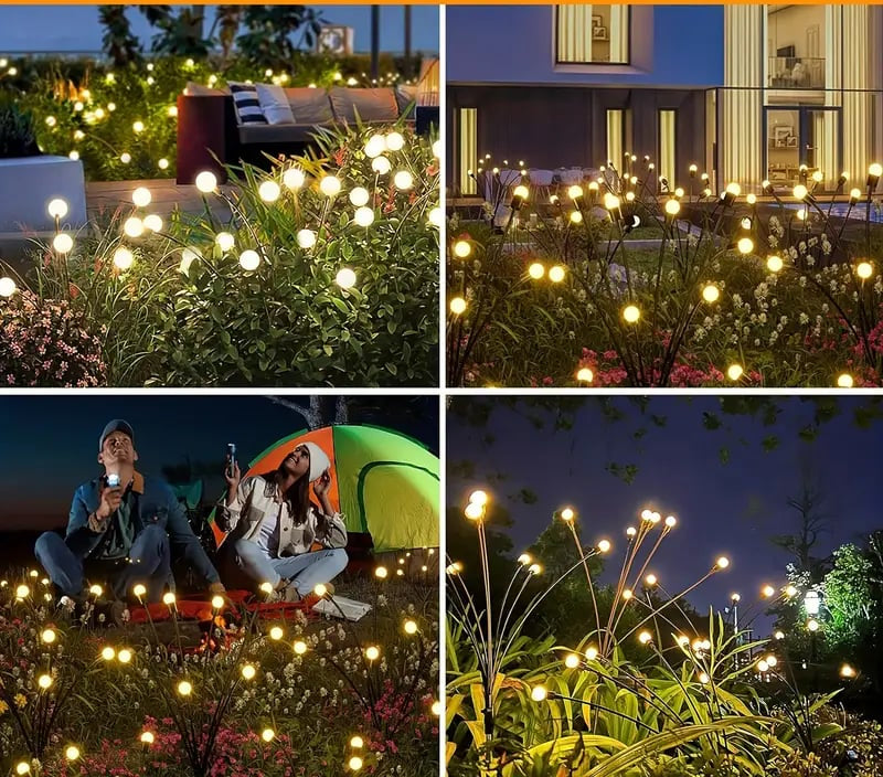 SunTwinkle – Solcellsdrivna eldfluge-lampor för trädgården Carvallo