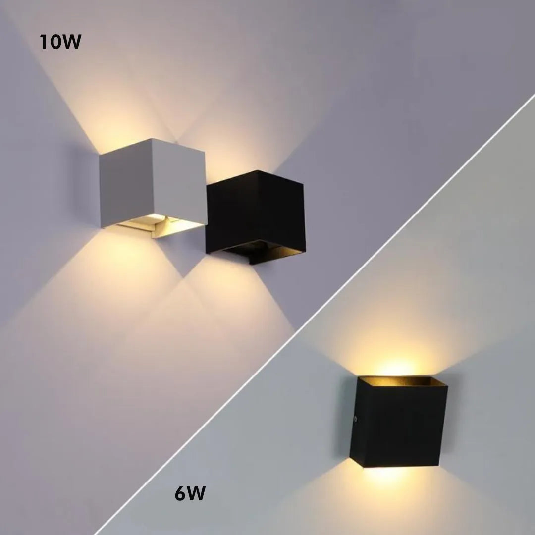 Vägglampa Modern Svart Aluminium LED Lampa Carvallo
