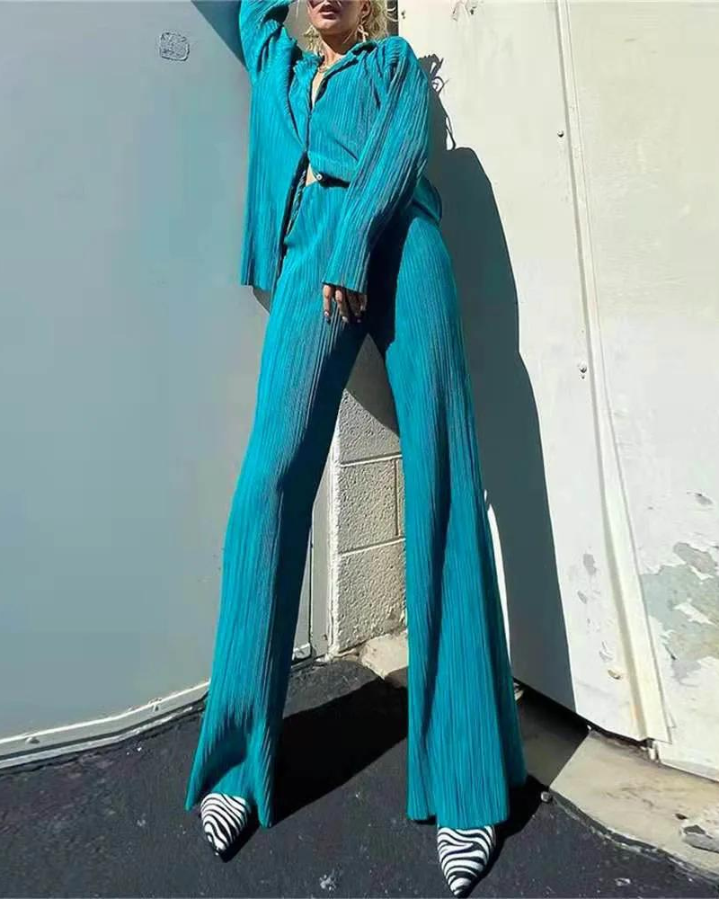 Elegant plisserad duo för kvinnor-Bellasverige-Hemnix