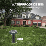 Solcellsdriven Ultraljuds Skadedjursskrämma | Avskräcker Mullvadar & Gnagare | Vattentät, 400Hz, Trädgårdsskydd Utomhus-Kök-BB-Hemnix