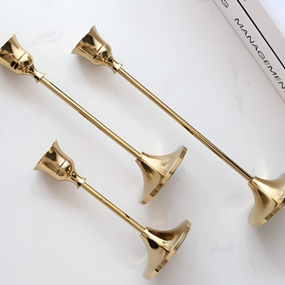 Vintage Style Ljuslykta | 3Pcs Set Carvallo