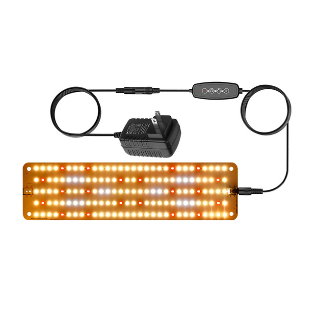 LED Quantum Växtbelysning Panel för tillväxt och färgfrämjande – Med justerbart ljusläge Carvallo