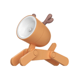 Mini Söt Husdjurslampa - Justerbar LED Skrivbordslampa, Dekorativ Nattlampa med Hjortdesign, Perfekt för Barnrum och Skrivbord-Lampa-BB-Hemnix