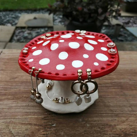 Mushroom smyckeshållare-Accessories-Hemnix-Röd-Hemnix
