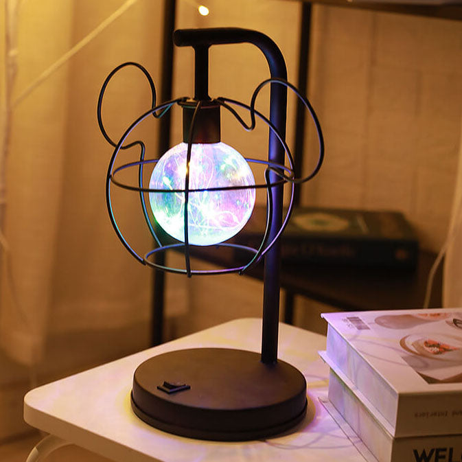 WhimsiMouse Wire Cage LED-lampa – Lekfull Charm, Vintage Glow MILA Sverige