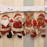 Julgranspynt Hängande Juldockor - Jultomte, Snögubbe, Älg, Björn-Jul-BB-Hemnix