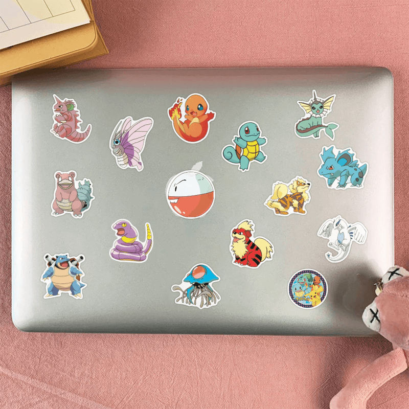 Poke Klistermärken Set – 50 Unika Stickers för Samlare och Fans-Övriga Leksaker-BB-Hemnix