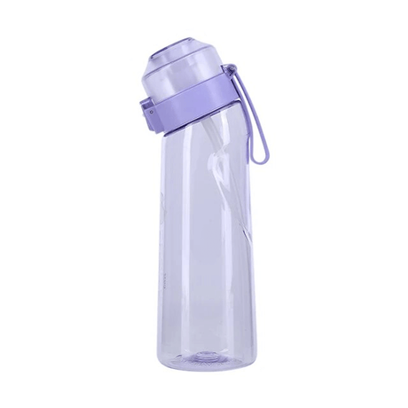 Air Vattenflaska med Doftringar 7 Kapslar 650ml-Personligt-BB-Endast vattenflaska-Lila-Hemnix