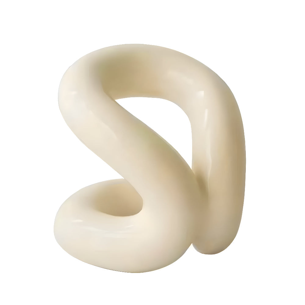 Elegant keramisk knutskulptur – modern nordisk-inspirerad dekor MILA Sverige