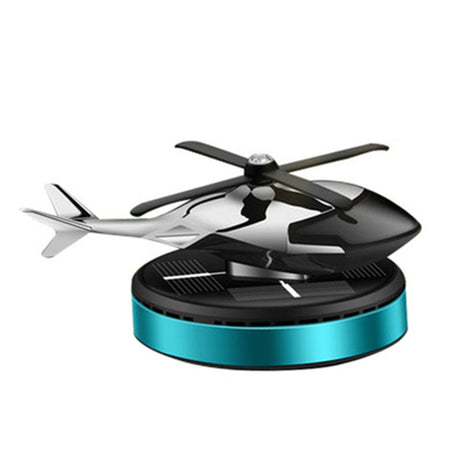 Carvallo - Rotating helikopter luftfriskare soldriven aromaterapi för bilar Carvallo