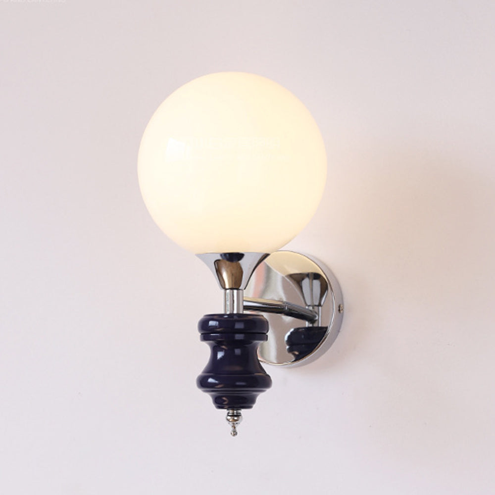 Fransk Medeltida Vintage Bauhaus Vägglampa Carvallo