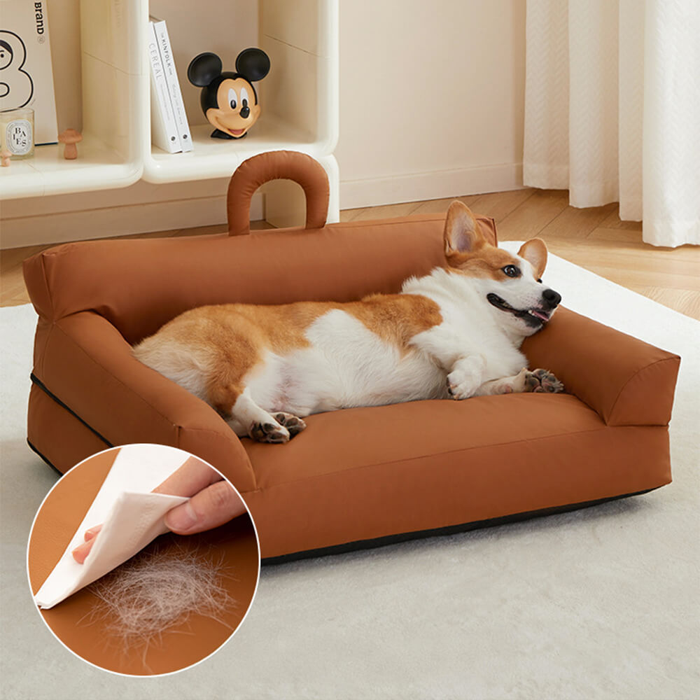 Elevated Pet Sofa Bed Stilig Vattentät Ergonomisk Komfort Carvallo