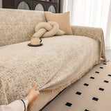 Spräcklig Mönster Chenille Sofföverdrag Carvallo