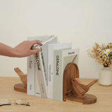 Sparrow Bird Trä Multi-Användning Bokstöd Carvallo