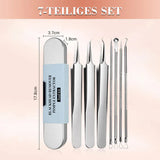 Carvallo Set PureSkinX | Precise & Hygienic | Stainless Steel Tools for Clear Skin Carvallo