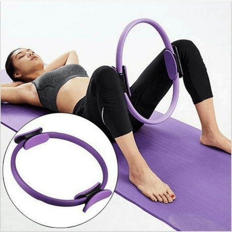 Transportabelt Halkfritt Pilatesring-Sports-Hemnix-Svart-Hemnix