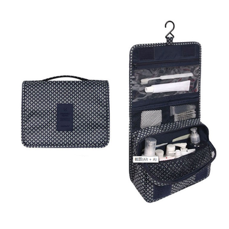 Carvallo Reise-Kosmetiktasche | Vattentålig & med krok | Fällbar & Vadderad | För Damer & Herrar Carvallo