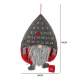 Jultome Snögubbe Advent Hängande Kalender Med 24-Fack-Jul-BB-Hemnix