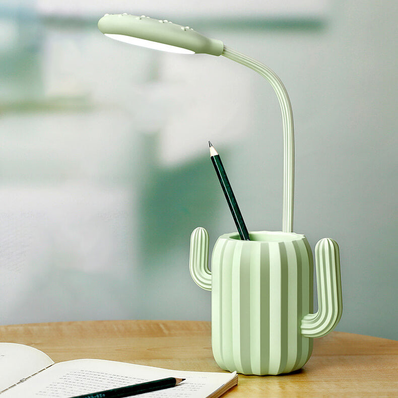 Vikbar Cactus LED-bordslampa - ögonvänlig ljus med kreativ design MILA Sverige