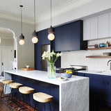 Enkel LED Scandinavian Contemporary Orb Terrazzo Pendellampa MILA Sverige