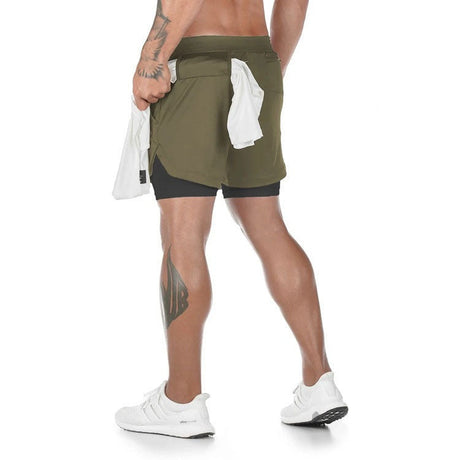 Träningsshorts med Innerbyxa för män-Personligt-BB-10-S-Hemnix