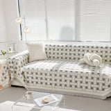 Mysig vinter crosshatch stil soffa skydd - Modern, stilren och hållbar soffa skydd Carvallo